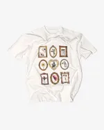 Футболка Bruler d'Amour x Madina Belikova Flowers белая