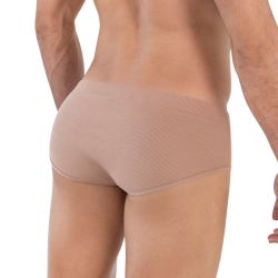 Мужские трусы брифы коричневые Clever SPIRIT PIPING BRIEF 160515