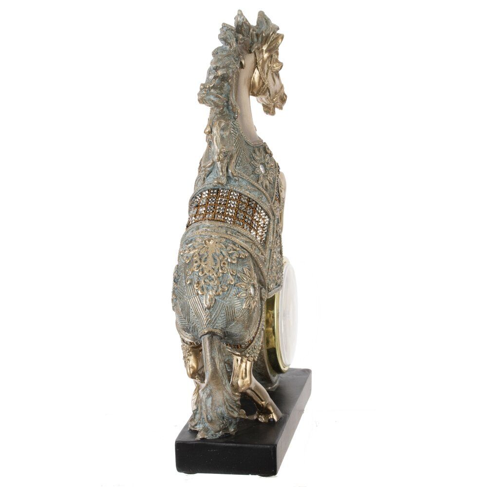 GAEM Фигурка декоративная "Лошадь" с часами (AAAx1, н/п), L15 W5 H22 см