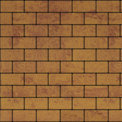 Тротуарная плитка ПРЯМОУГОЛЬНИК 200x100 мм - Листопад гладкий Каир