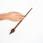 Веретено деревянное для прядения и рукоделия из сибирского кедра. Art of Siberia.  B59