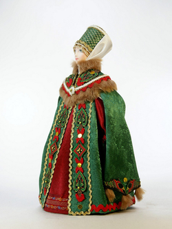 Кукла коллекционная Боярыня в распашной телогрее
