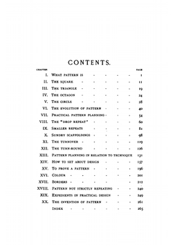 Pattern Design. A Book for Students Treating in a Practical Way of the Anatomy, Planning & Evolution of Repeated Ornament | Lewis Foreman Day