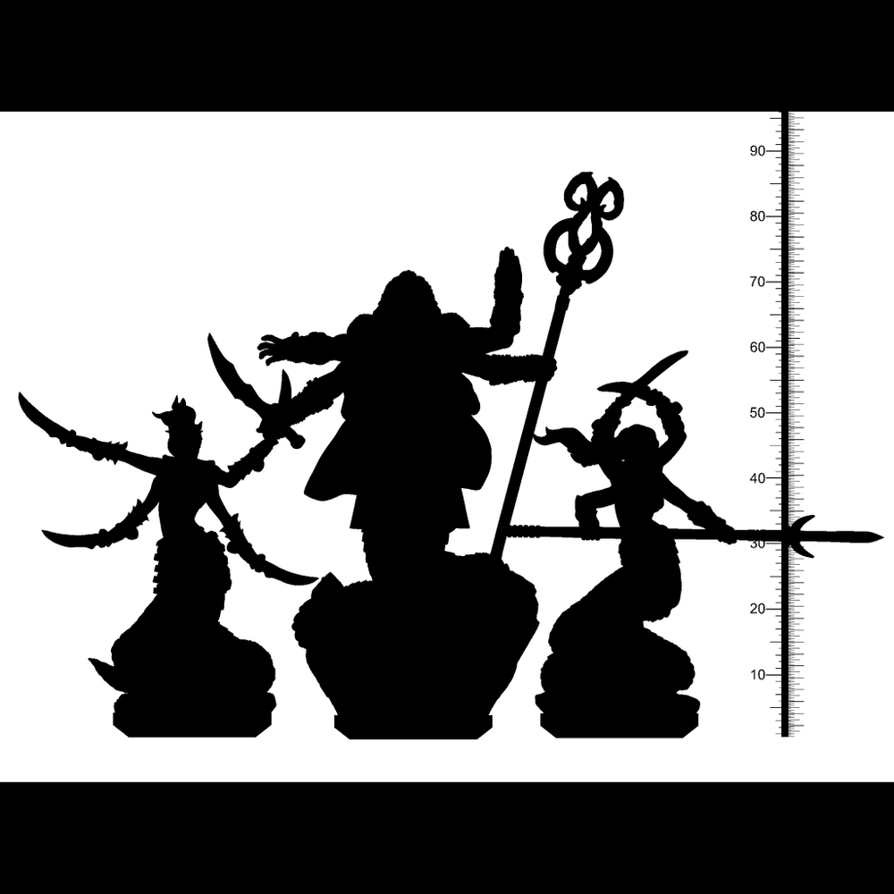 Набор "Наги-Войны" 3 штуки
