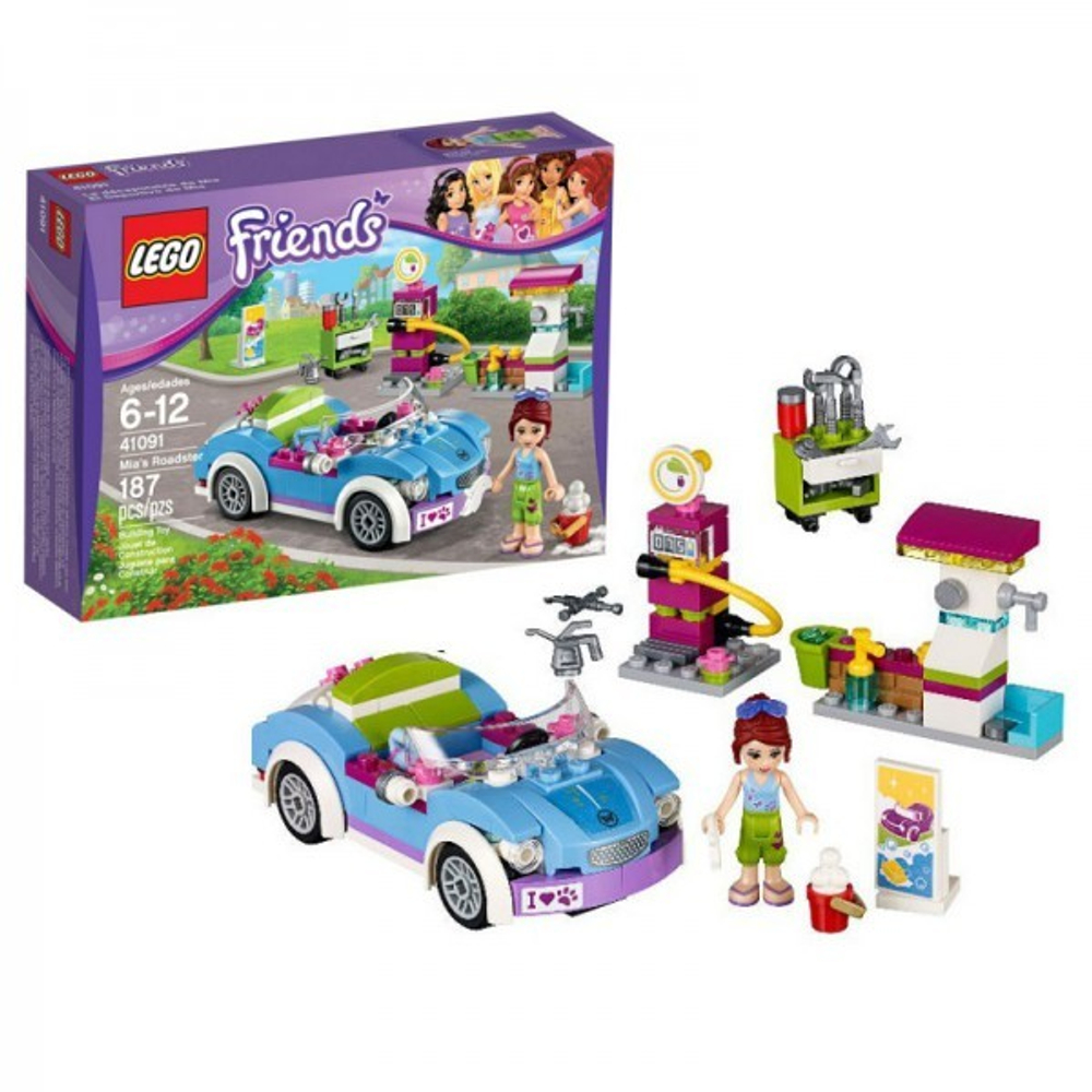 LEGO Friends: Кабриолет Мии 41091 — Mia's Roadster — Лего Френдз Друзья Подружки