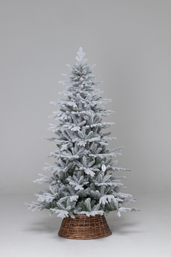 Искусственная елка Сибирская заснеженная 270 см., литая хвоя+пвх, ЕлкиТорг (66270)