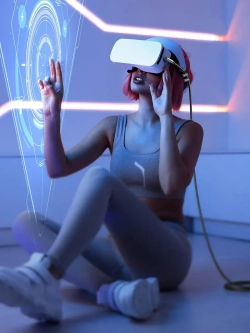 Кабель USB-C Угрин для зарядки VR очков Г-образный