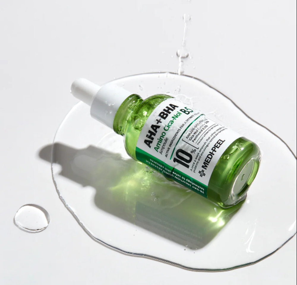 Отшелушивающая ампула с кислотами и центеллой Medi-Peel AHA BHA Amino Cica-Nol B5 Ampoule