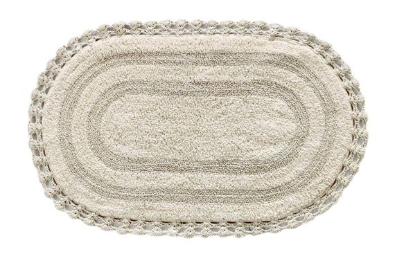 OLIVIA (беж) Набор ков. для ванной комнаты 60х100 и 50х50см