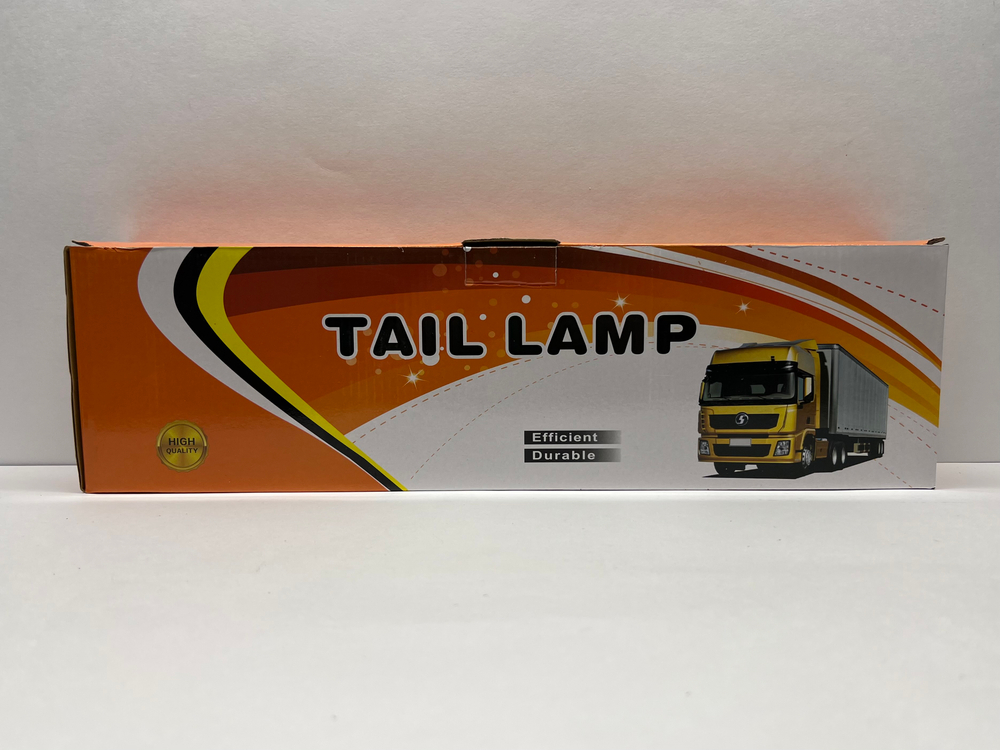 M2-24V / Задние фонари на грузовик, прицеп, ГАЗель, ГАЗ, МАЗ, автобус, 12-24В, длина 46 см, М2 - TG (2 шт. / комплект)