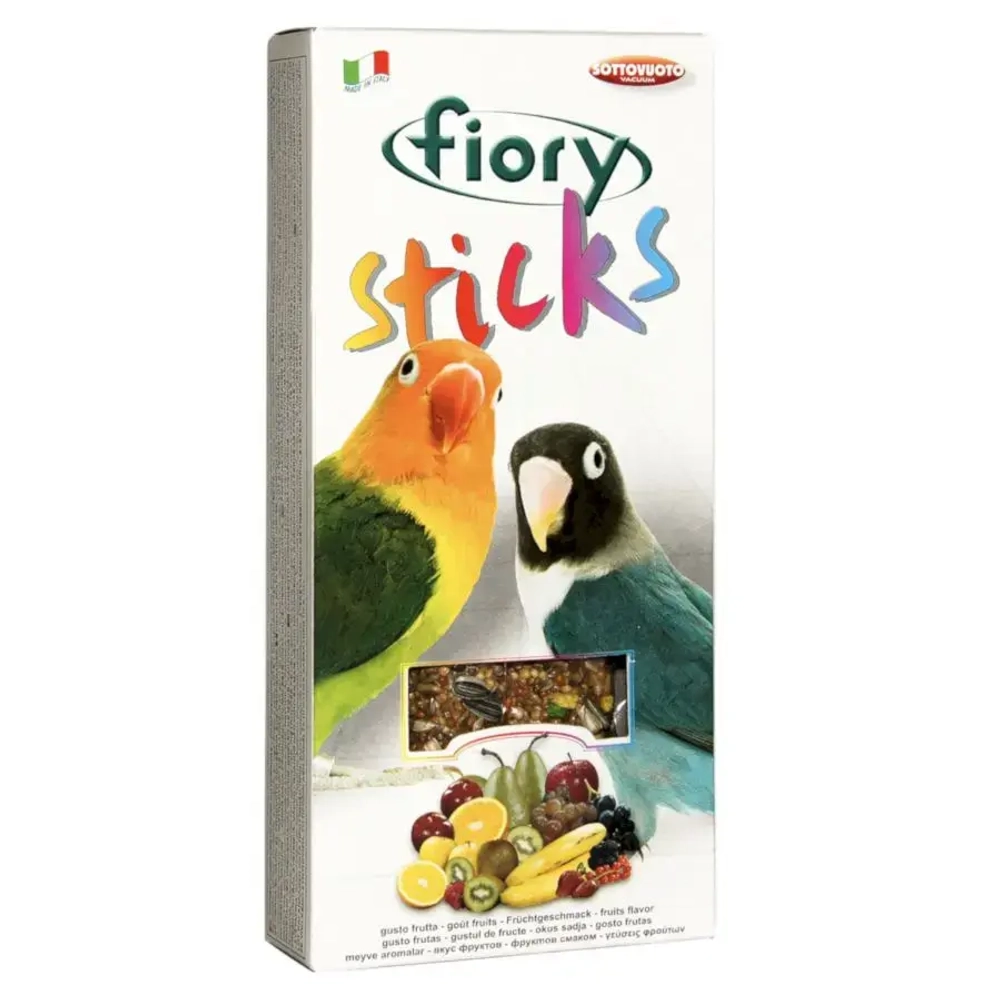 Палочки для средних попугаев fiory sticks с фруктами 2 х 60 г