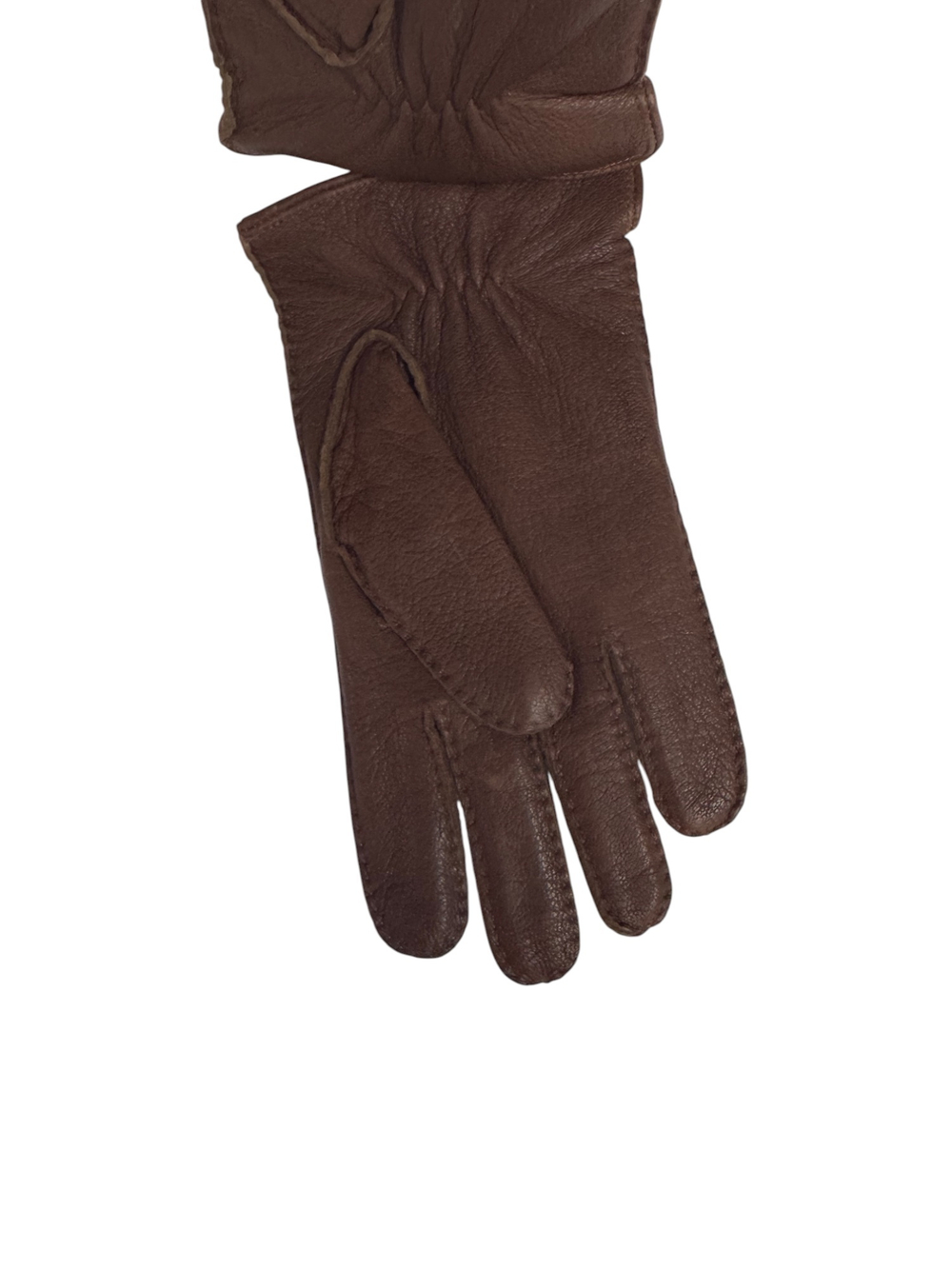 Перчатки. Мужские. Материал верха: Кожа оленя. Подклад: Трикотаж-шерсть. Наружний шов. 5 шт в упаковке.