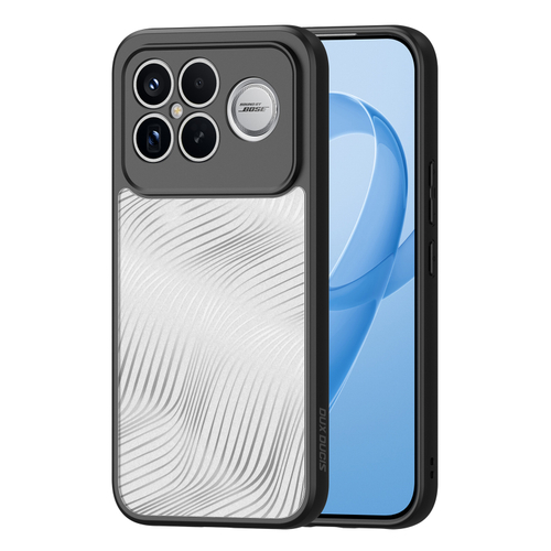 Чехол прозрачный с черными мягкими рамками для Xiaomi Poco F8 Ultra и Redmi K90 Pro Max, серия Aimo Series Case от Dux Ducis