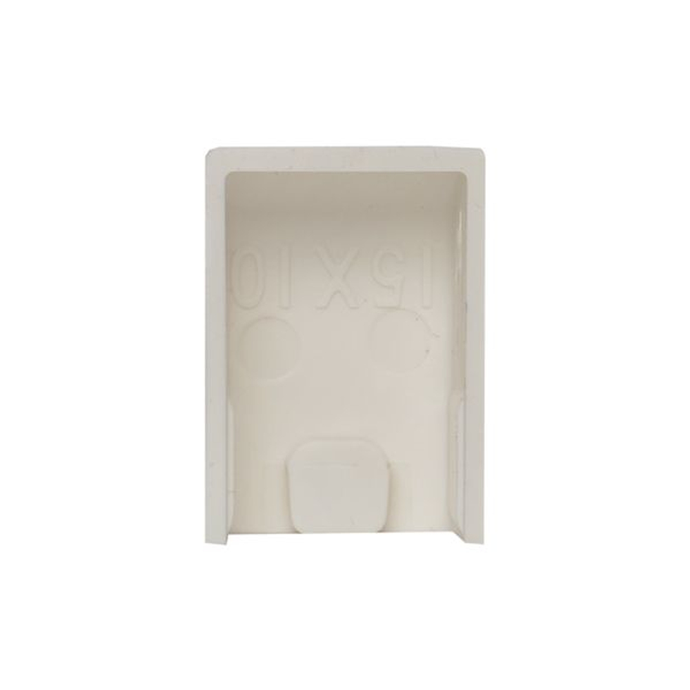 Заглушка (15x10) (4 шт) белая EKF-Plast