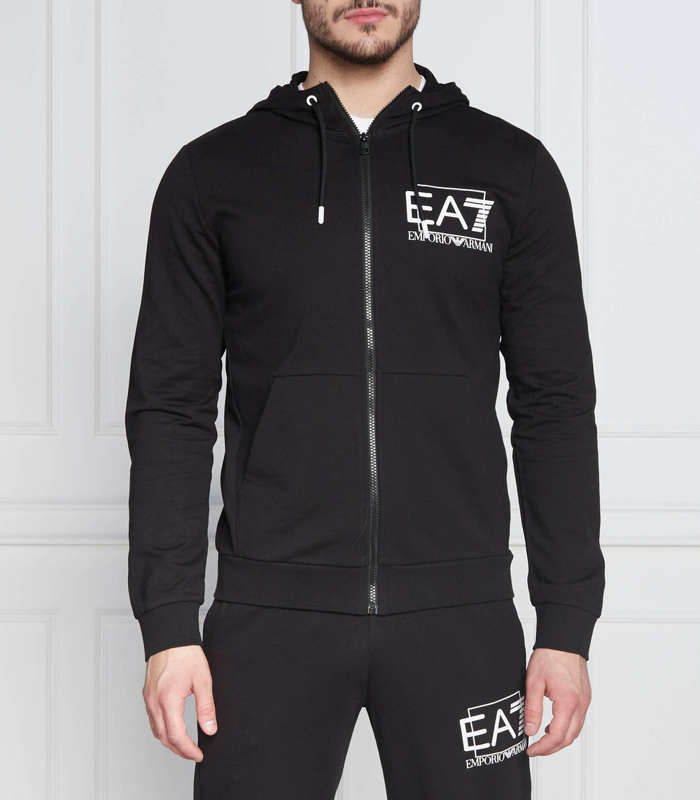 Худи EA7 - черный(3RPM53 PJ05Z)