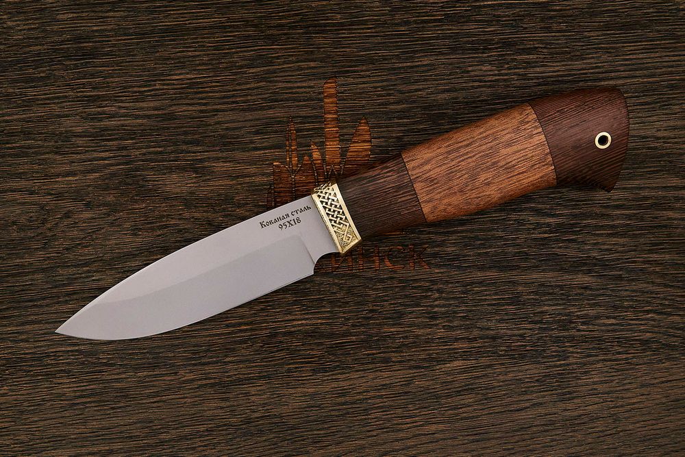 Нож туристический Эльбрус Лесник, клинок 115мм, сталь 95Х18