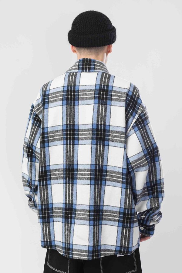 Рубашка Harbor Wide Молочный/Голубой/Черный - фото 3