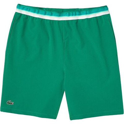 Мужские шорты теннисные Lacoste SPORT Stretch Shorts x Novak Djokovic - green