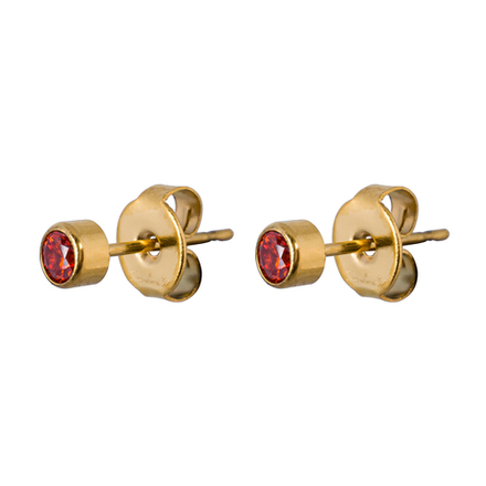 Серьги пусеты Fiore Luna Cubic zirconia Orange SWE0128 O G