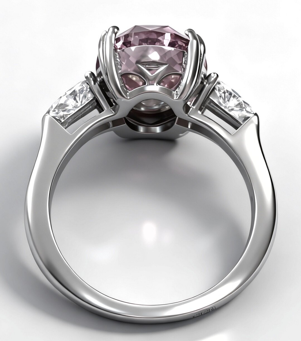 Ювелирное кольцо из серебра 925 пробы,вставка султанит,фианиты,размер 17.5