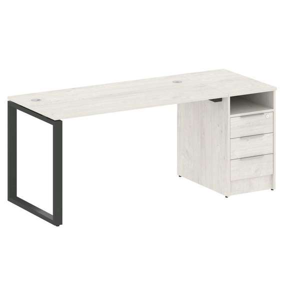 Метал Систем Рабочая станция с тумбой на О-образном м/к БО.РС-СТП-1.3