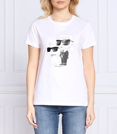 футболка ikonik 2.0 Karl Lagerfeld - белый(230W1704)