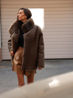 Двусторонняя дубленка Marilyn