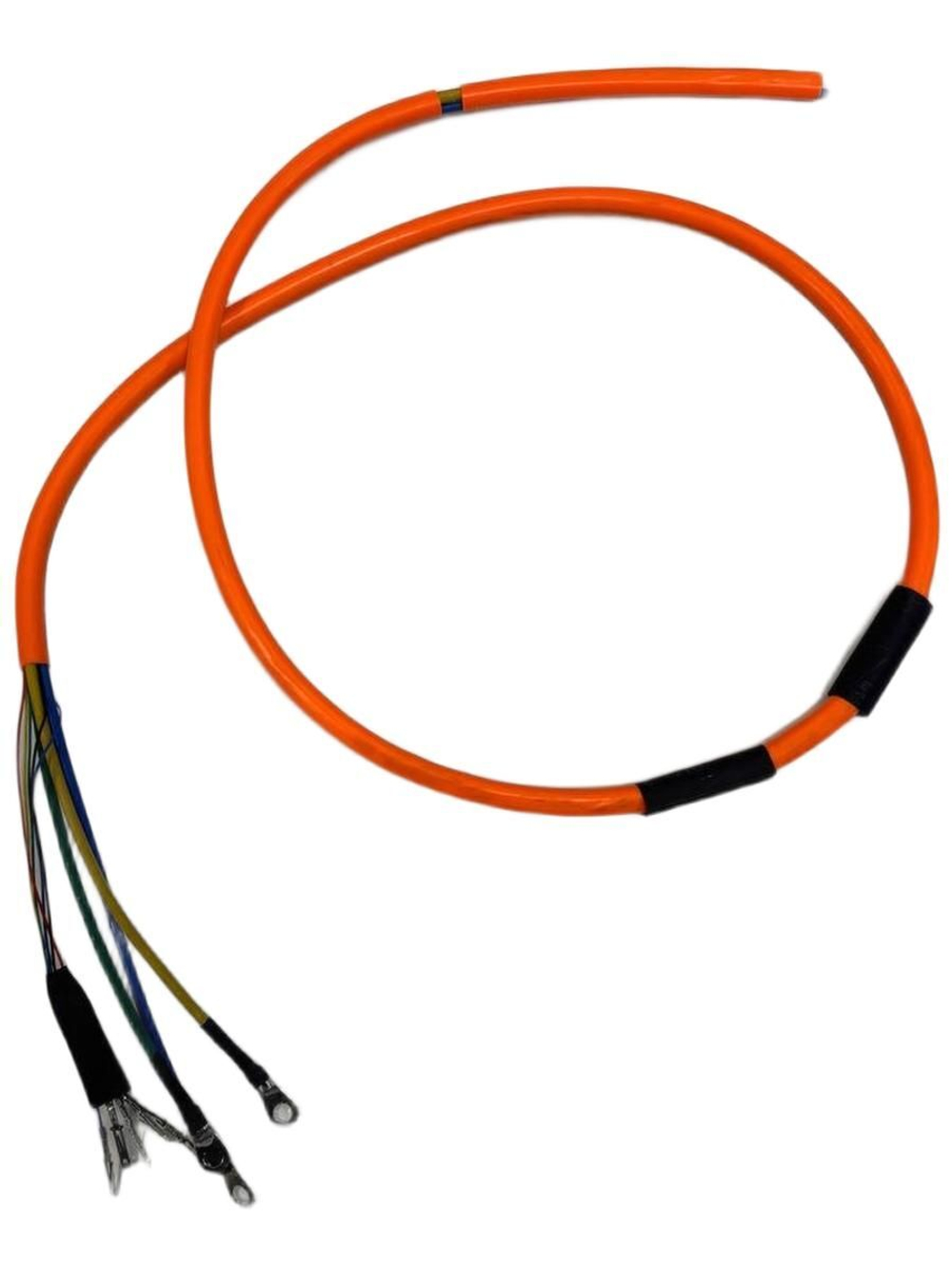 Провод кабель на мотор колесо с разъемами S сечения 3х4.0мм2+5х0.2мм2, 115см общий диаметр 9мм