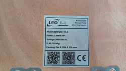 Насос дренажный "LEO" модель 80WQ40-13-3 (380 В)