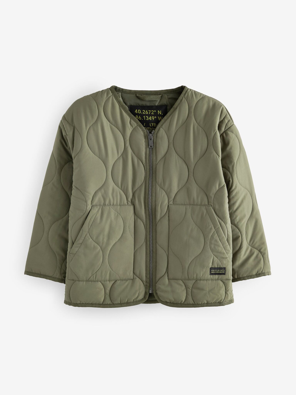 Куртка стеганая для мальчика Next Q78-609, Хаки