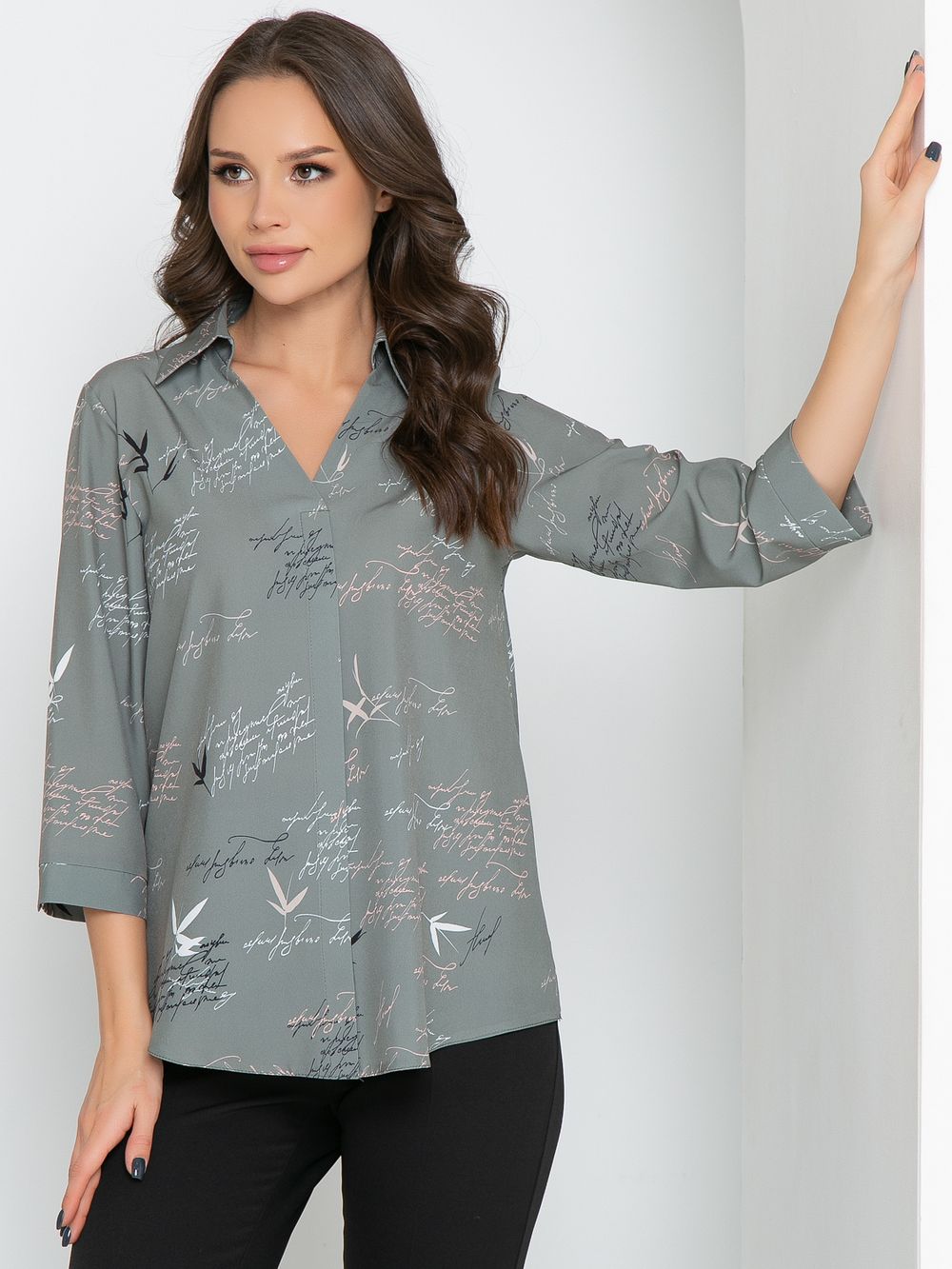 Блуза Стайл (олива) Diolche