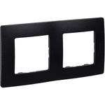 Рамка 2 поста антрацит ETIKA Legrand