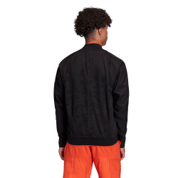 Мужская теннисная кофта Adidas VRCT Primeblue Jacket M - black/true orange