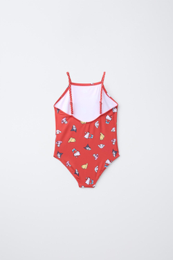 ZARA КУПАЛЬНИК HELLO KITTY AND FRIENDS © SANRIO, КРАСНЫЙ