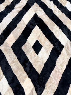 Покрывало меховое ковер из шкуры овчины