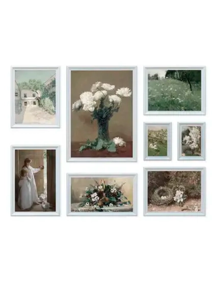 Картины на стену интерьерные на холсте 8 шт