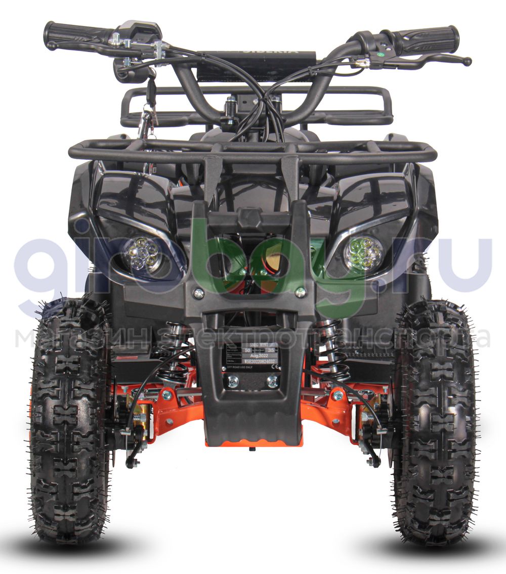 Детский электроквадроцикл WHITE SIBERIA SNEG MINI 1000W - Оранжевый фото 6 фото №11