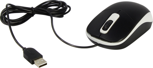 Genius Optical Mouse DX-111 <Black/Grey> (RTL)  USB 3btn+Roll  (31010034401)
