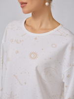 Пижама с брюками и лонгсливом "Зодиак"