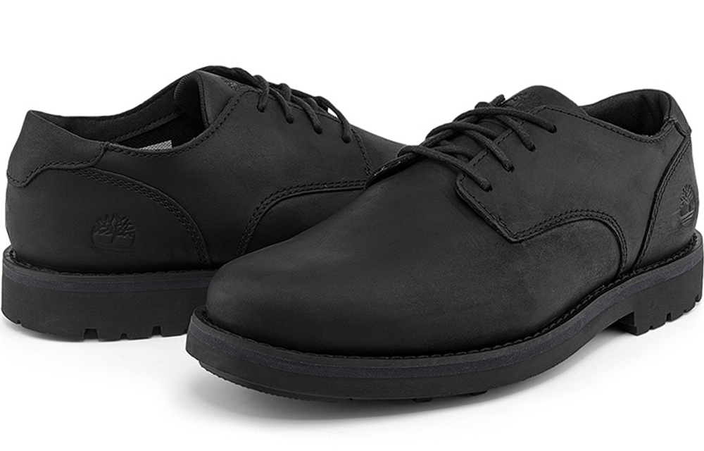 Timberland Windbucks Leather Casual Leather Shoes Men"s Black