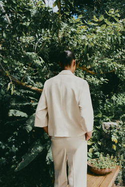 ZARA ПРЯМЫЕ БРЮКИ С ЭЛАСТИЧНЫМ ПОЯСОМ, ЭКРЮ