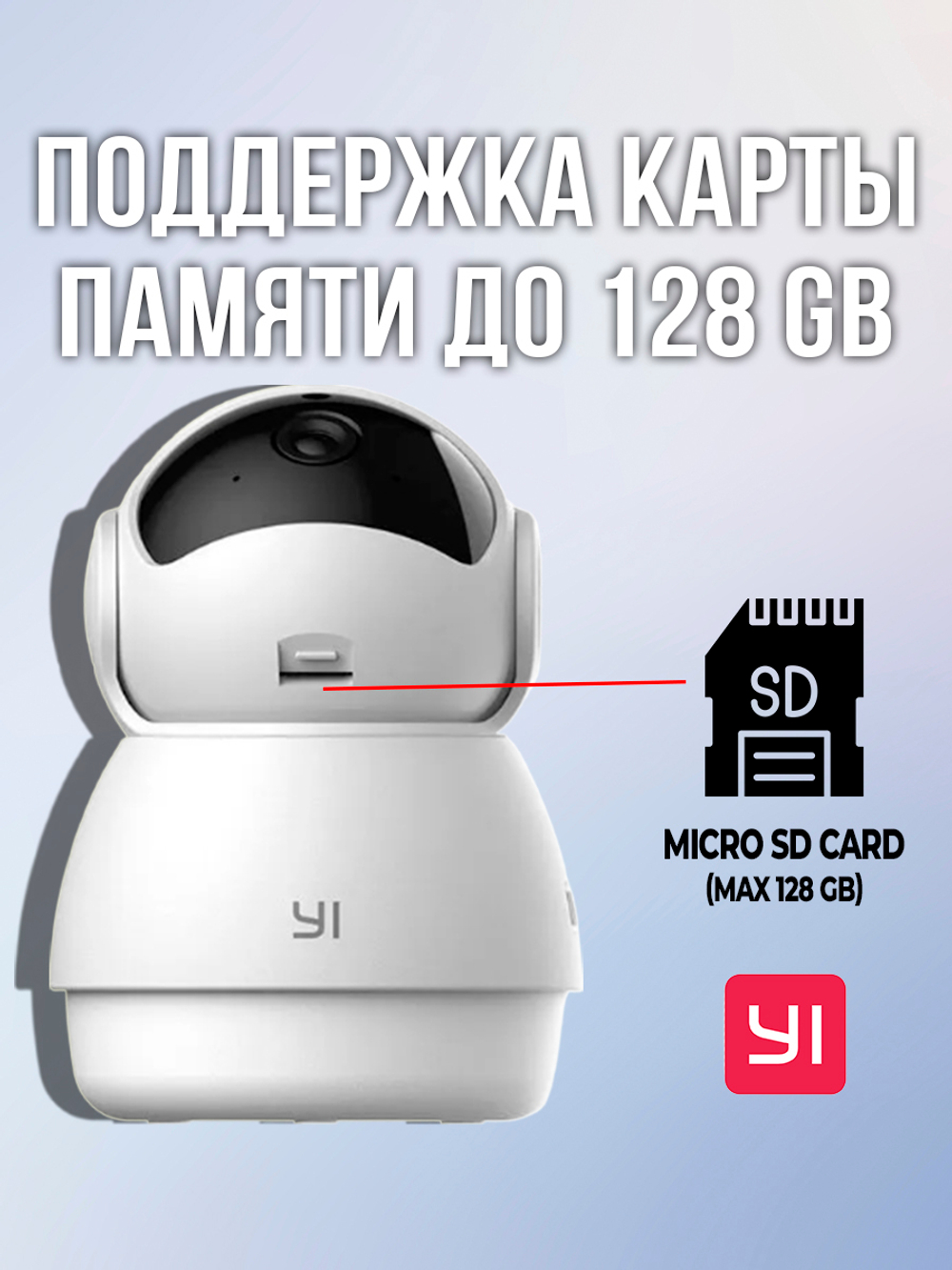 Камера видеонаблюдения / видеоняня для дома wi fi поворотная IP ( Mi суббренд Xiaomi) 2 шт.