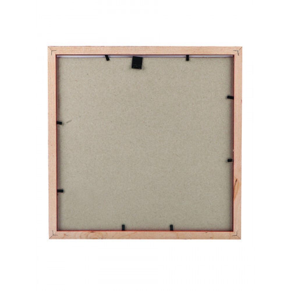 Фоторамка Image Art С18 20х20 деревянная из сосны, цвет янтарь, вставка-прозрачный пластик