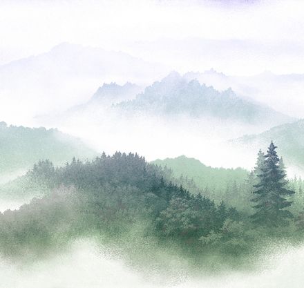 Пейзаж Карельский край панно