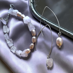 Браслет. Аметист и Жемчуг