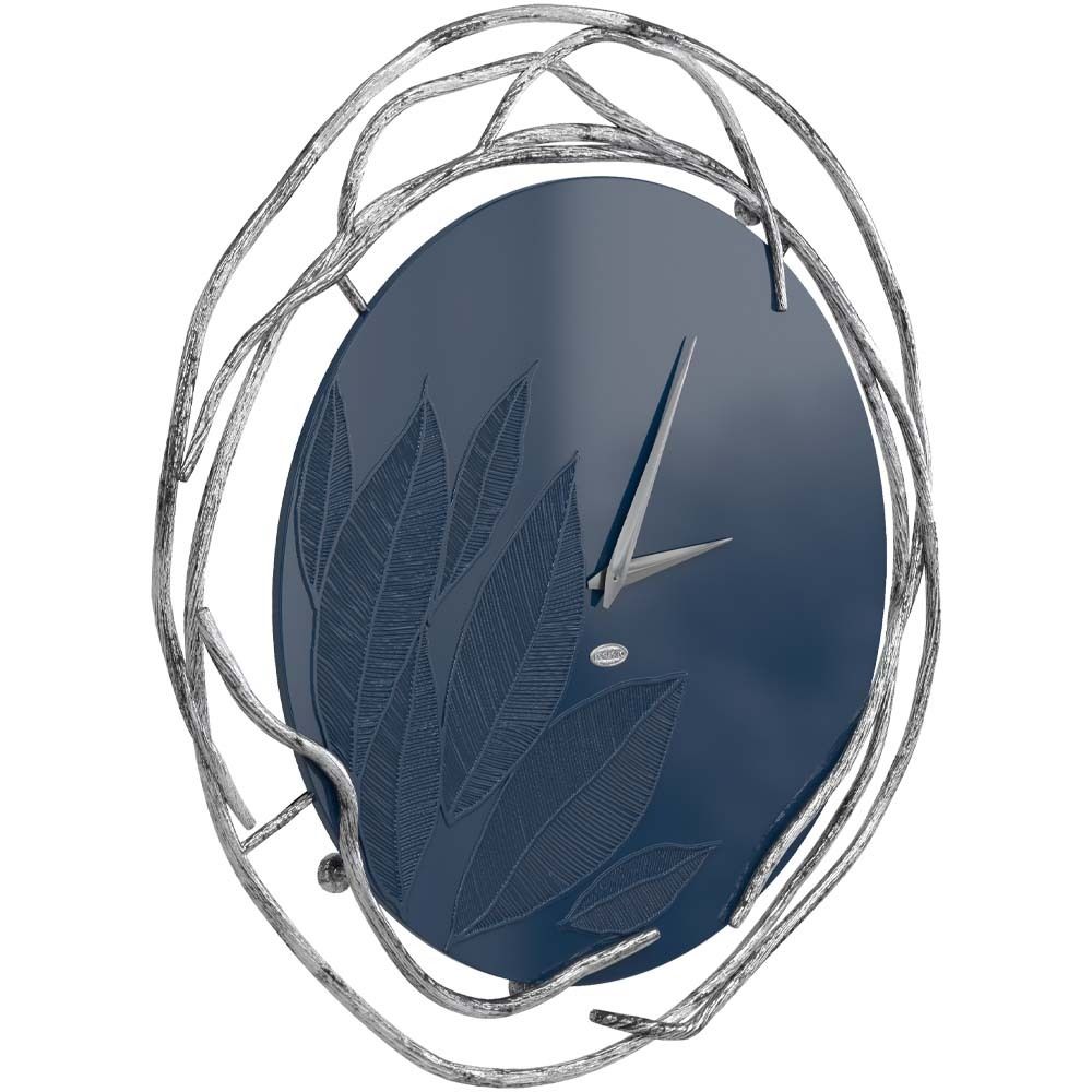 Часы настенные Арт Колор Королевский синий Сильвер
