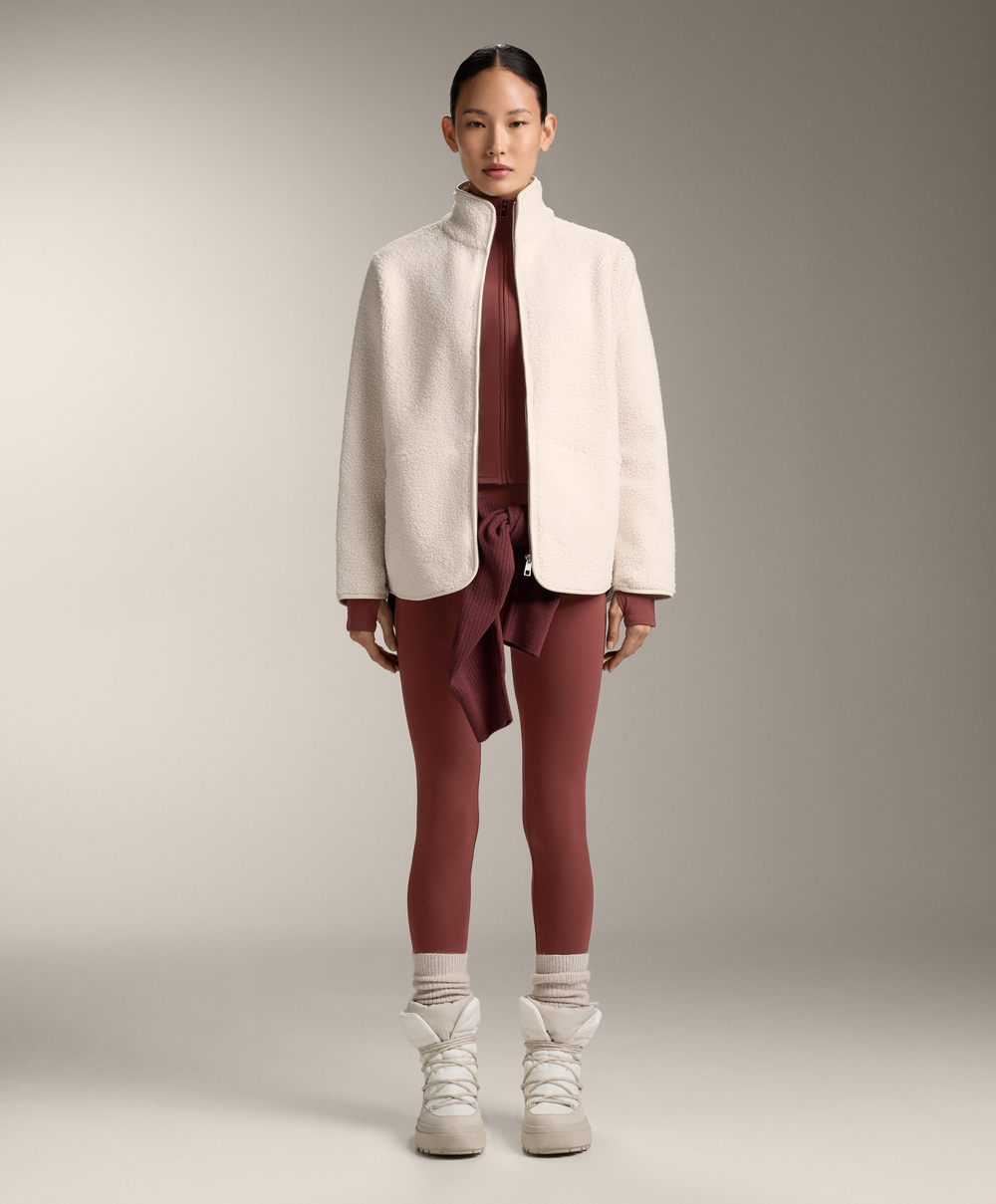 Oysho Легкая и теплая высокотехнологичная куртка, линялый махагон