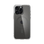 Прозрачный чехол MagSafe Spigen Ultra Hybrid (Mag Fit) для iPhone 15 Pro Тонкий гибридный поликарбонатный чехол с повышенным уровнем защиты при падении