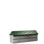 Парапет полимеркомпозитный Everest 130*510 (0,5 кирпич) зеленый