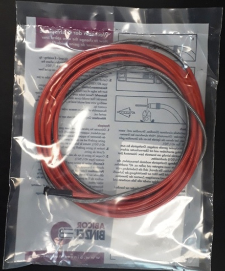 124.0026 Спираль направляющая 2,0х4,5х3400 красная Ø1,0-1,2